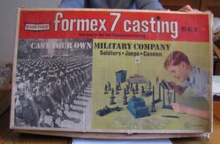 Vintage Emenee Formex 7 Military Casting Set Rare