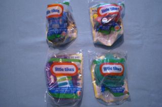 Burger King 2004 Little Tikes Toys Complete Set / 4 MIP