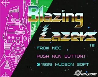 Blazing Lazers TurboGrafx 16, 1989