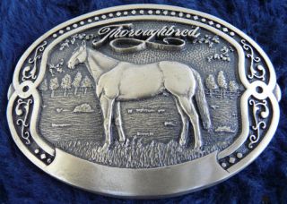 Vintage Tony Lama Western Cowboy Cowgirl Thoroughbred Race Horse Belt 