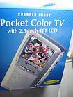 SHARPER IMAGE MINI TELEVISION LCD 2 1/2 Color AA550