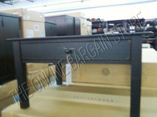 Pottery Barn Lucy Black Side Coffee Accent Table Nightstand 