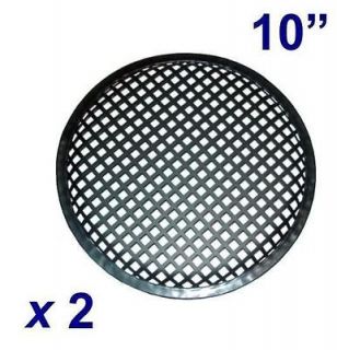   SUBWOOFER SPEAKER COVERS WAFFLE MESH GRILLS GRILLES PROTECT GUARD x 2