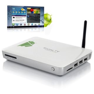 Android 4.0 HD TV Box with DVB T Digital Television Receiver, Wifi N
