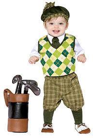 Little Golfer Toddler Halloween Costume Size 3T 4T