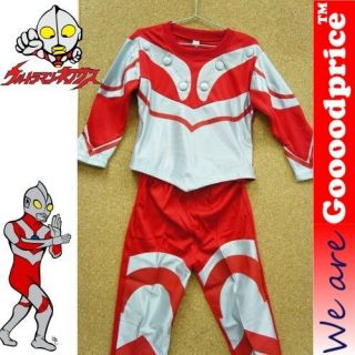 Child Boy Ultraman Hero Fancy Party Costume Halloween Christmas Party 