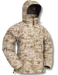 USMC Goretex Desert Parka Digital Marpat Jacket Large Reg New