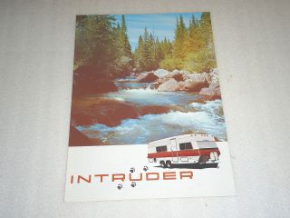 1970s INTRUDER TRAVEL TRAILER/CAMPER​/FIFTH WHEEL BROCHURE PROWLER