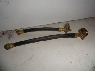 Semi truck or trailer wheel extended valve stems.One 9 the other 7