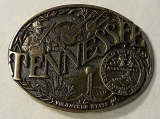 Brass Tennessee Belt Buckle, Award Design Medals, Solid Brass