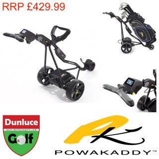 NEW POWAKADDY SPORT ELECTRIC GOLF TROLLEY   18 HOLE BATTERY & CHARGER 