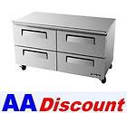 NEW TURBO AIR 60 UNDER COUNTER REFRIGERATOR 16CF 4 DRAWER TUR 60SD D4