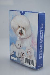 Bichon Frise Dog Deck of Playing Cards Standard Poker Size