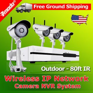  Network Video Recorder Outdoor Wireless IP Security Camera NVR System
