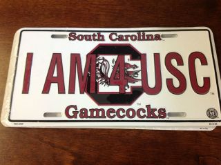 university of south carolina license plate