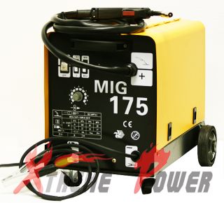 Wire Auto Feed 160AMP MIG 175 110V Flux Core Welding Machine Gas No 