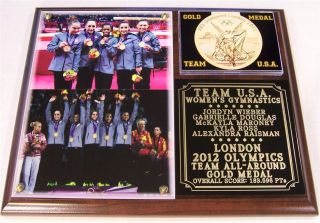 2012 Olympic Womens Gymnastics Gold Medal All Around Team USA Photo 
