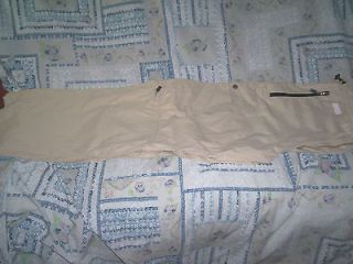 Silvertab Carpenter pants 36/33 Beige Parachute material, zip off 