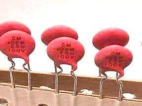 100 Vishay Sprague Cera Mite .02uF 100V Disc Capacitors