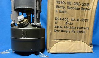 Army Issue M 1950 Squad Stove in Box State Machine Products 1982 