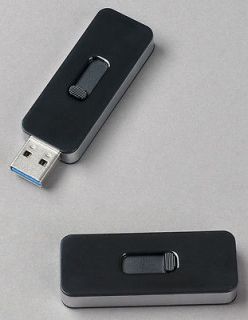   Black/silver trim USB 3.0 Flash Memory Drive(stick/pe​n/thumb) 32GB