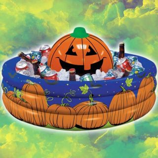 Halloween Inflatable PUMPKIN Patch Party Drinks Cooler