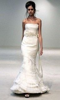 SILK Mermaid Wedding Dress Wang Audrey mdl# Vera