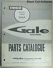   Gale Buccaneer Outboard Motor Parts Catalog 15HP Model 15D10B Used