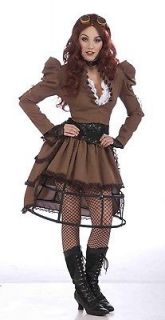 Victorian Steampunk Adult Costume Dress *New*
