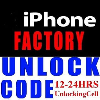 Factory Unlock Code Service for AT&T USA Apple iPhone 3 3G 3GS 4 4S 