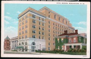   WV Hotel Morgan Vintage West Virginia Postcard Old WB Post Card PC