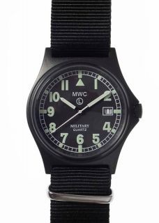 MWC G10BH Military Watch in Covert Black PVD Finish