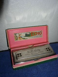The Echo Harp M. Hohner Harmonica   C,G   Made in Germany