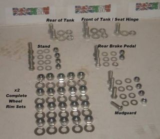 Vespa 98 Piece Stainless Steel Fixing Kit P125X,P200E,PX​150Disc,T5