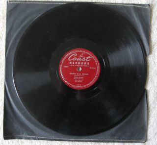   Guida rare Latin jazz record Felo Bergaza Cuba 78 rpm Coast Records