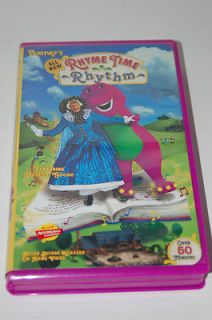 Barney Rhyme Time Rhythm VHS Video Tape *Never Seen On TV* Video Tape