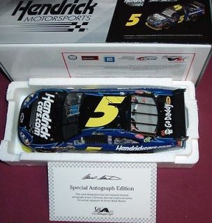 24 ACTION, 2010, #5, HENDRICKCARS, AUTOGRAPHED BY MARK MARTIN