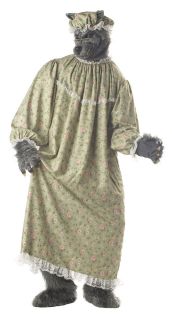Adult Gorilla Werewolf Wolf Granny Costume Halloween One Sz