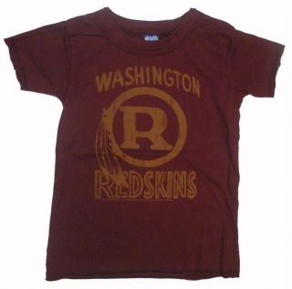 New Junk Food NFL Washington Redskins Kids T Shirt Infant Toddler 