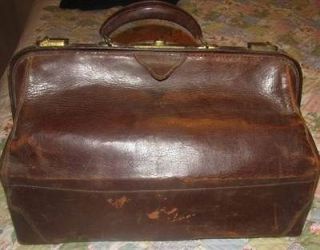 Cinnamon Leather Vintage Dr. MD Housecall Bag Decor Free Ground 