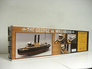 48 GEORGE W. WASHBURN TUG BOAT KIT by DUMAS MODELS # 1260 SUITIBLE 