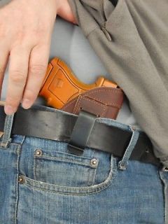 Barsony Brown Leather IWB Concealment Gun Holster for Beretta Nano 9mm