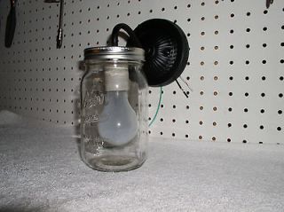 UNIQUE WALL MOUNT CUSTOM MADE LIGHT FOR MASON JAR GLASS