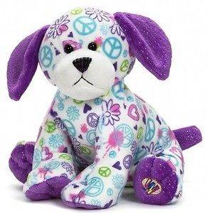 Webkinz Plush * PEACE OUT PUPPY * New Sealed w/ Tags HM693 * Surprise 