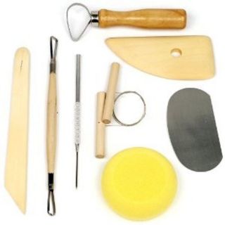 Piece Pottery and Clay Modelling Tool Sculpture Set *SHIPS FROM USA*