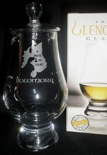 BOWMORE GLENCAIRN WHISKY GLASS WITH GINGER JAR TOP