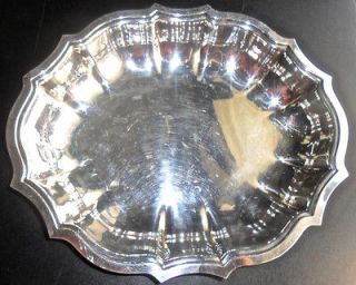 CHIPPENDALE SILVERPLATE SERVING TRAY