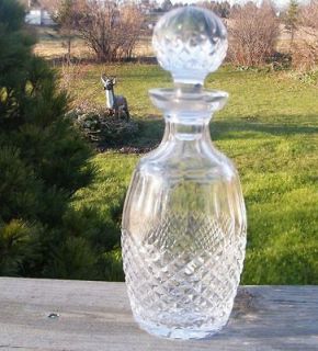 WINE DECANTER CUT GLASS CRYSTAL COLLEEN WATERFORD 28oz DECANTER BOTTLE 