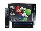 Nintendo Wii Holiday Bundle Black Console With 4 games (NTSC)