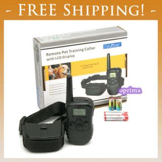 Remote Wireless Pet Dog Training Collar 100 Level with LCD Display 